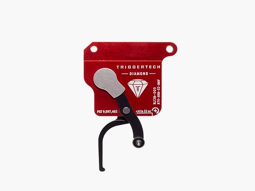 TriggerTech Rem700 Diamond Bottom Safety – Right – No bolt release – Straight Flat (PVD Black)