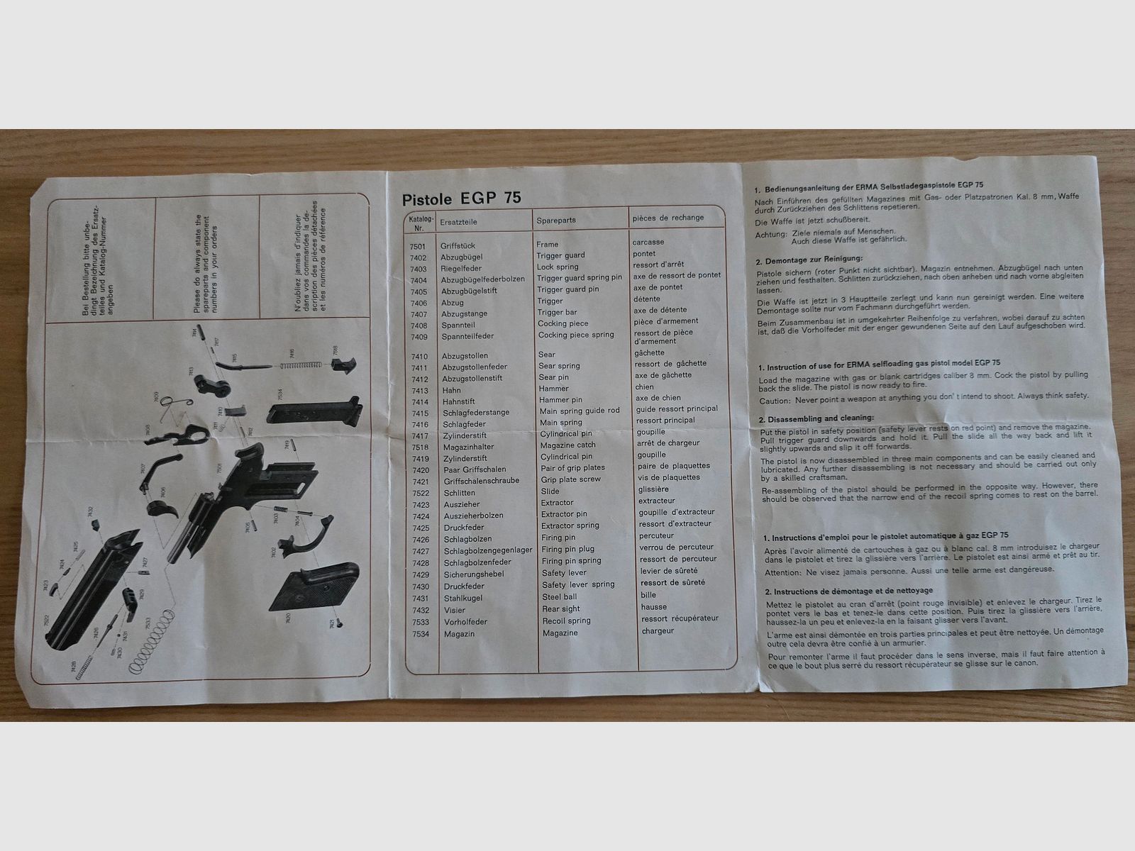 Erma ERMA EGP 45 8mm