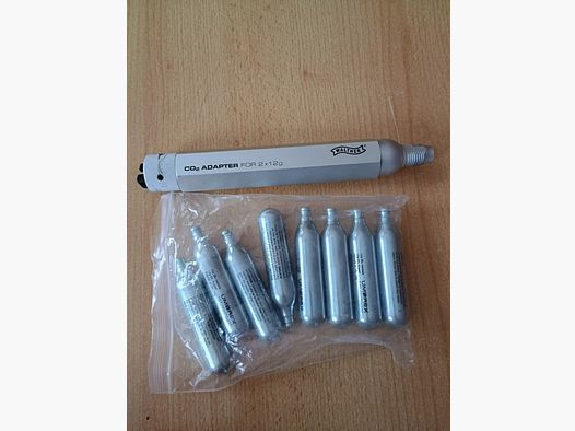 CO2 adapter for 2 x 12 g Walther