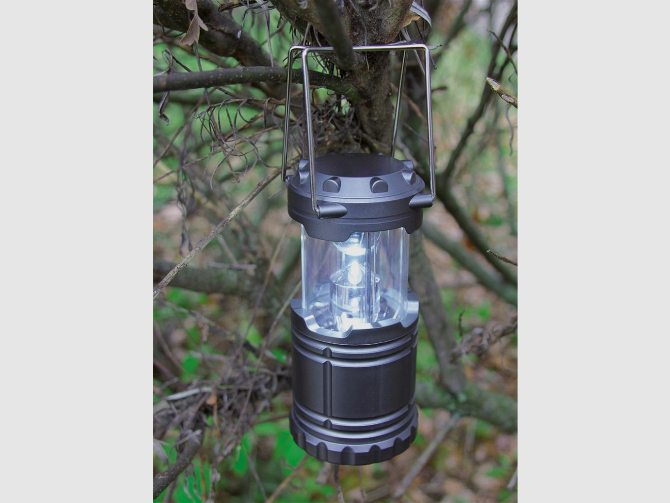 Dörr LED Campingleuchte CL-1285 silber Jagdzubehör