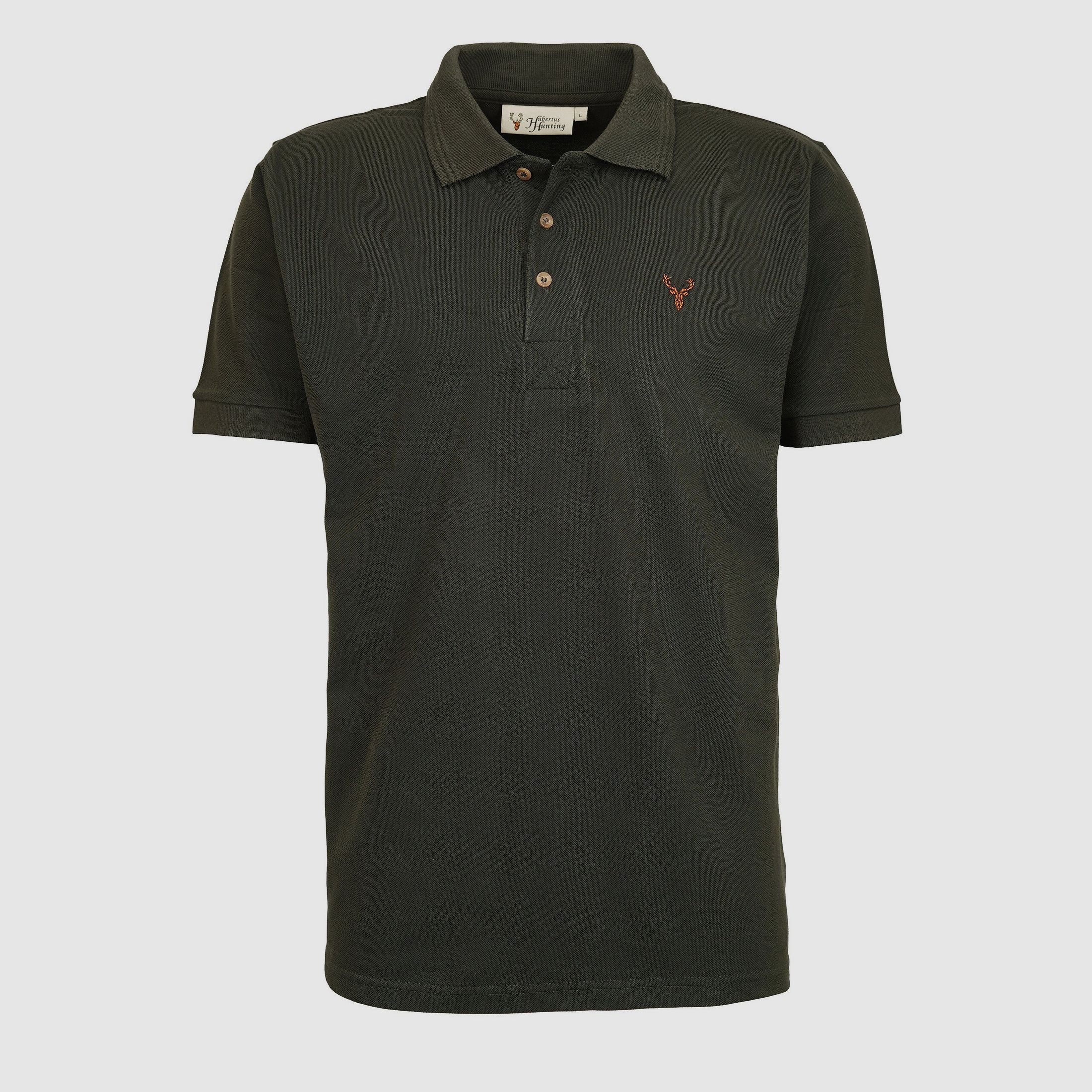 Polo Hubertus avec broderie de cerf