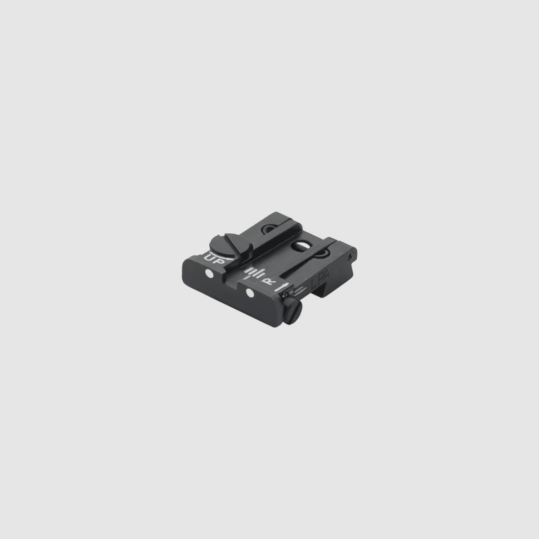 LPA micrometervizier "TPU" voor SIG-Sauer P220, P225, P226, P228, met zwart vizierblad, zonder korrel