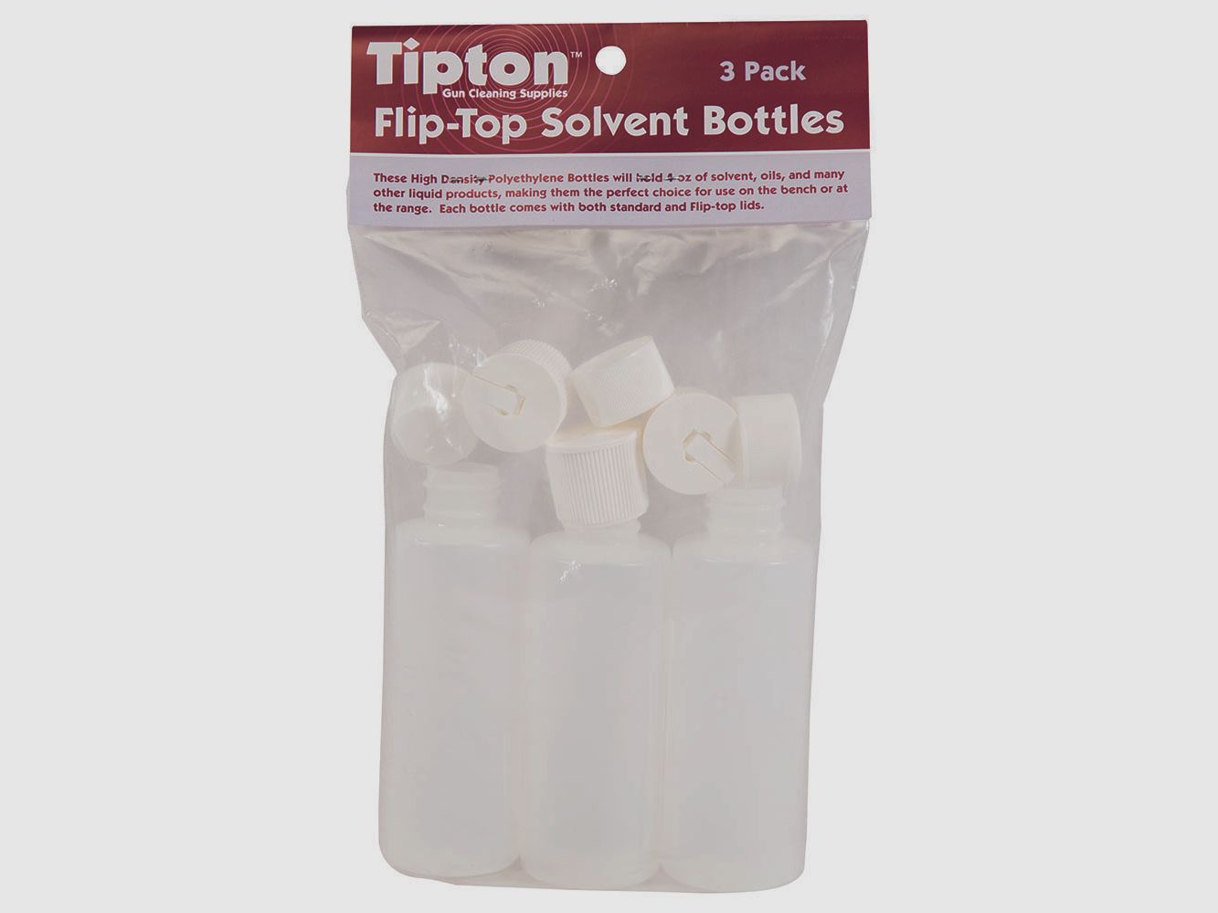 Tipton Flip Top Solvent Bottles, 3 pack, image 2 of 2