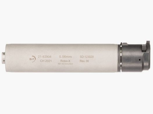 B&T	 Schalldämpfer Rotex-X - .223/5,56 - QDN Schnellverschluss