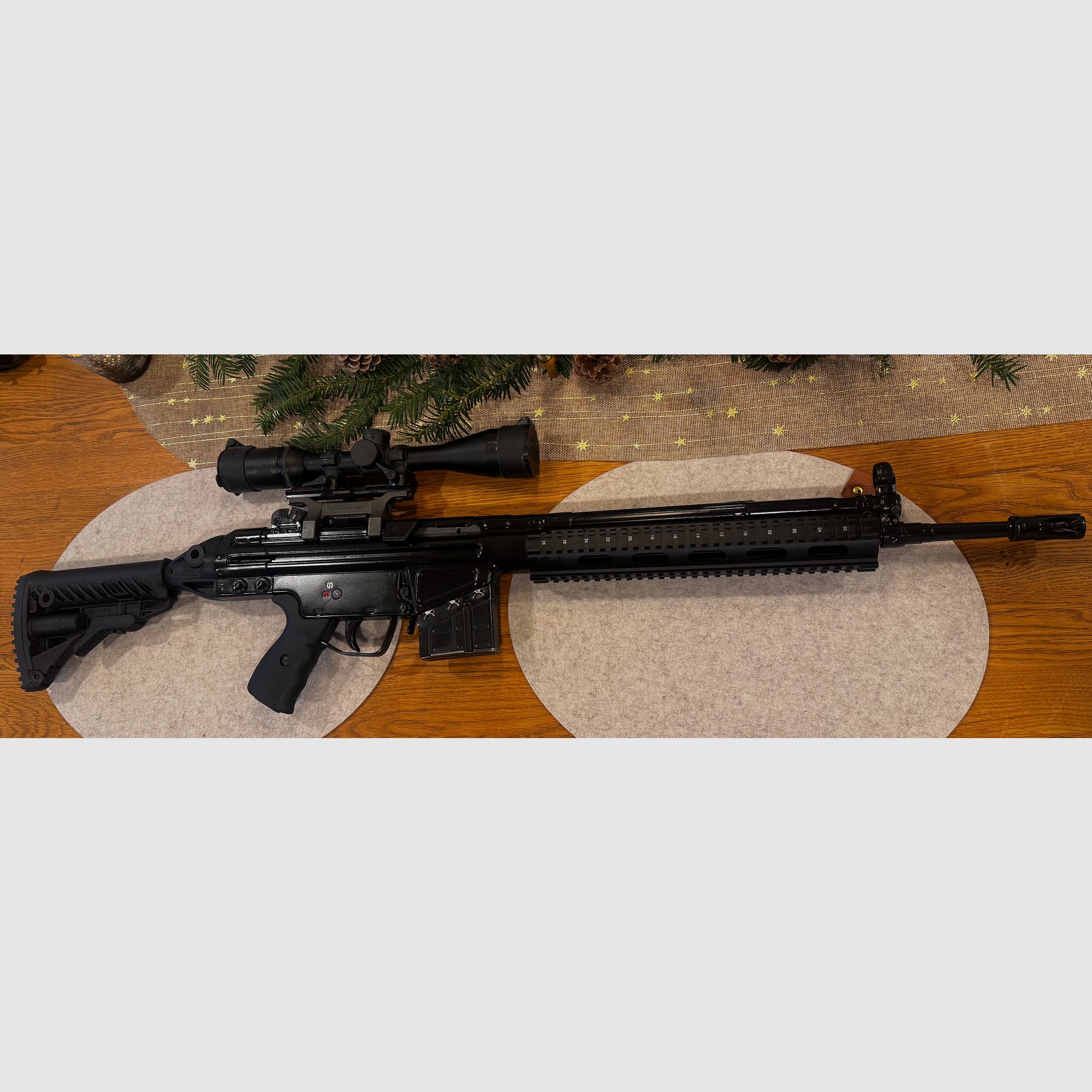 Luxdeftec LDT HSG 41    G3   .308 Win   with a lot of accessories