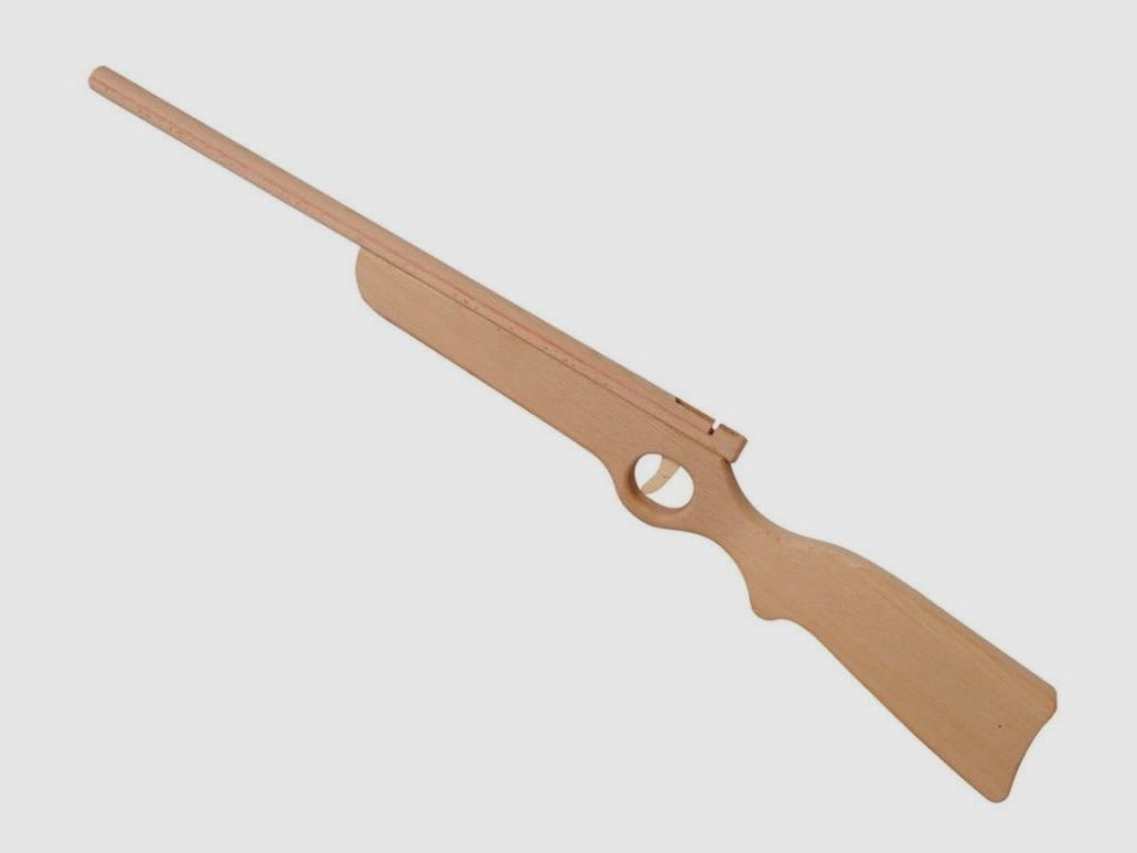 Bartl Holzgewehr mit Gummiband