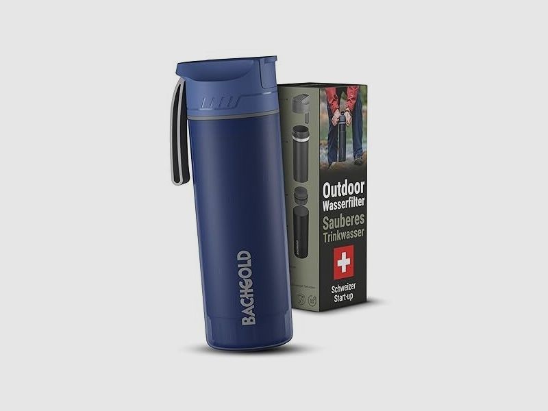 Bachgold® Profi Outdoor Wasserfilter Flasche