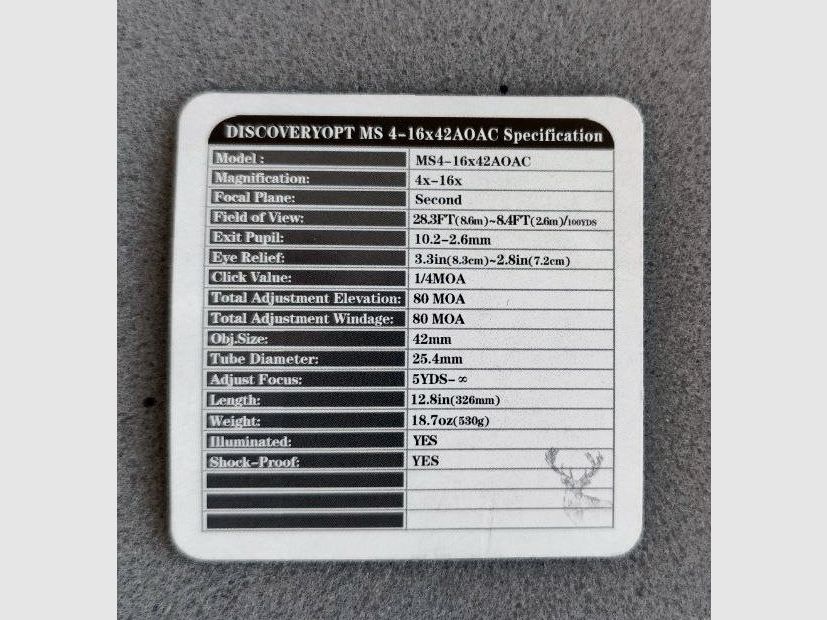 Reximex Daystar in 4,5mm mit Zielfernrohr, Zweibein, Tragegurt, zwei Magazinen und Exportkit