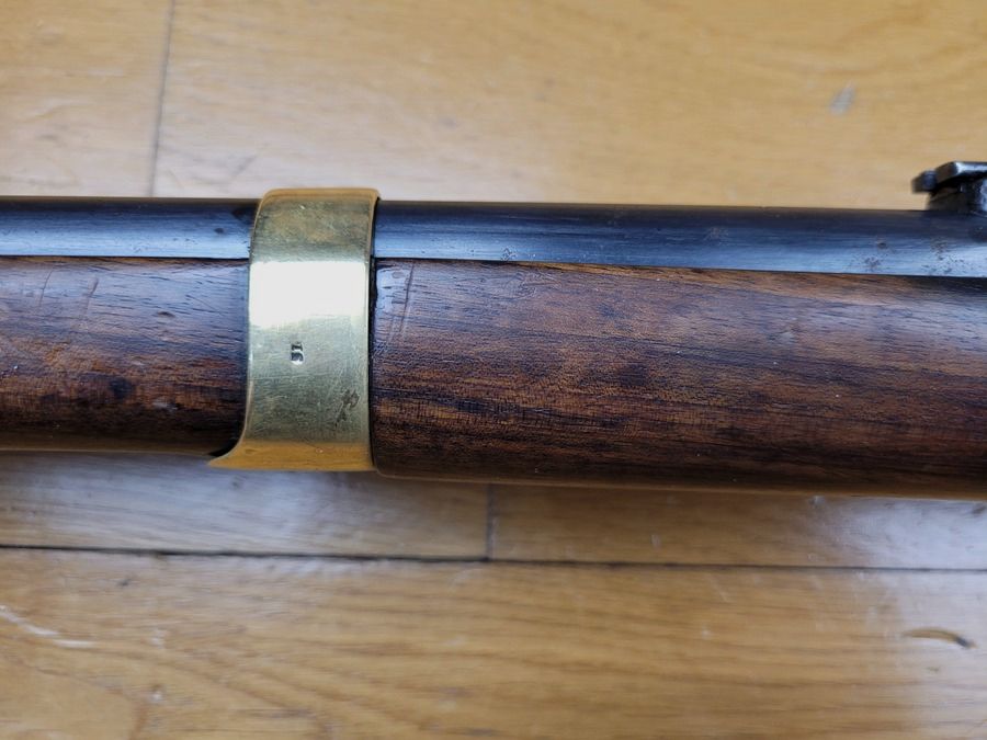 Schöne Gendarmerie-Repetierbüchse Gras 1874 – 11mm Gras – monomatrikulierter y c. seltener Bajonett mit Hülse 1874 -TBE, Bild 19 von 27
