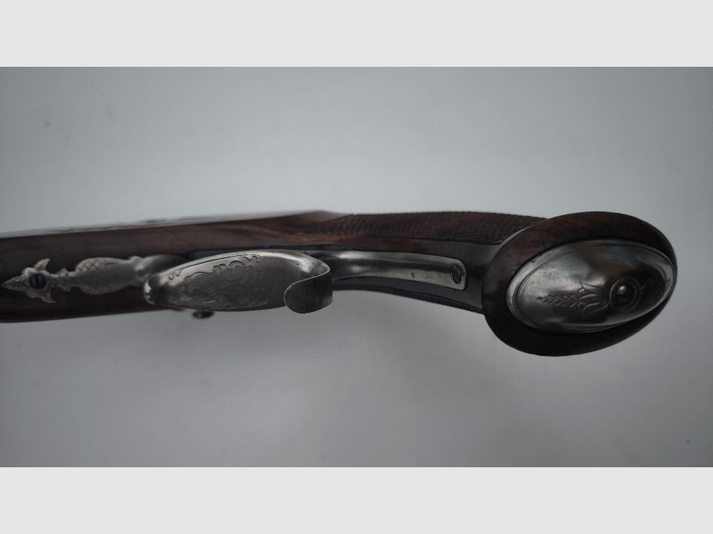 Pedersoli Le Page percussion pistol a avancarica per tiratori sportivi con stiletto .44
