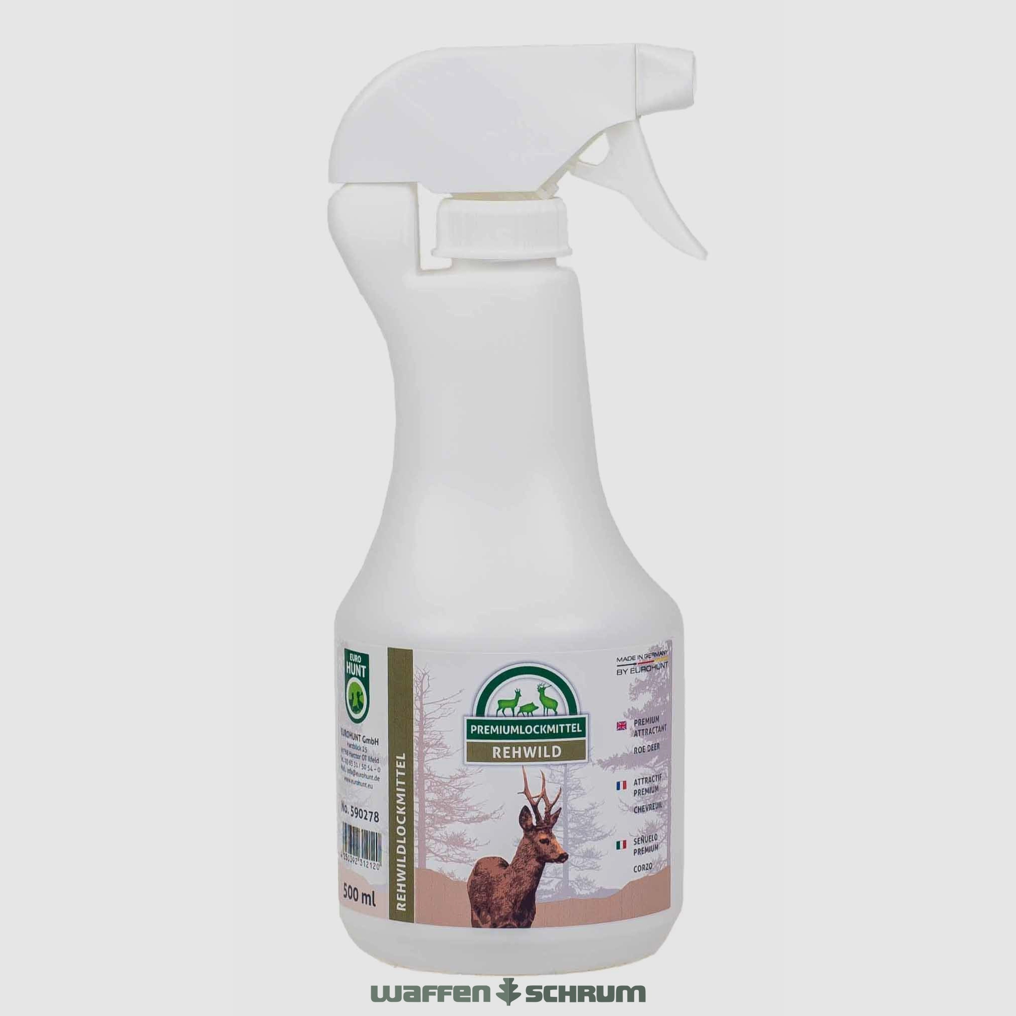 Eurohunt Rehwildlockmittel   500ml Pumpsprühflasche