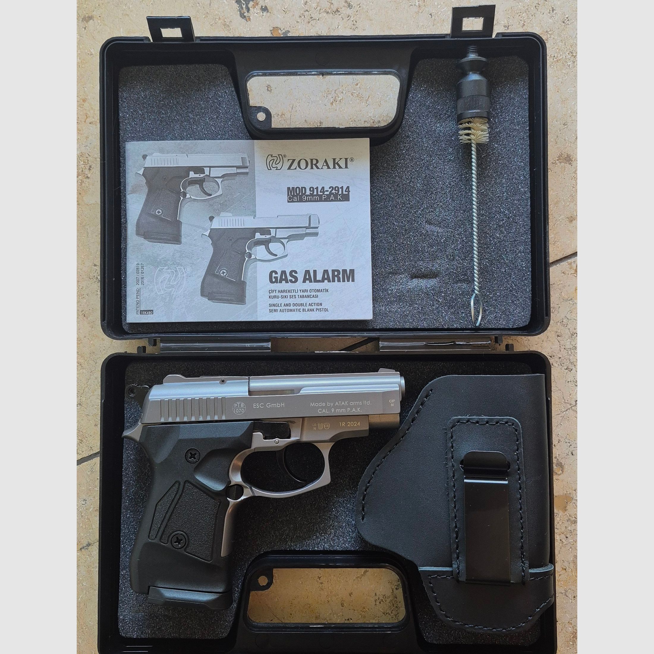 Zoraki 914 P.A.K 9mm vernickelt NEU