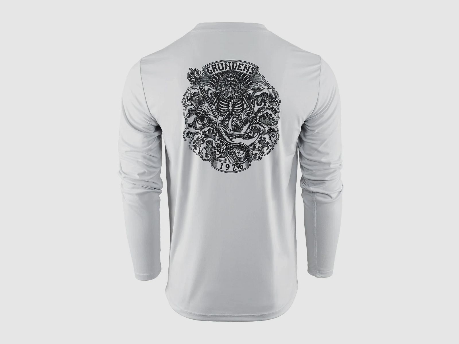 Grundéns Aegir LS Tech Tee Grey Mist Men L