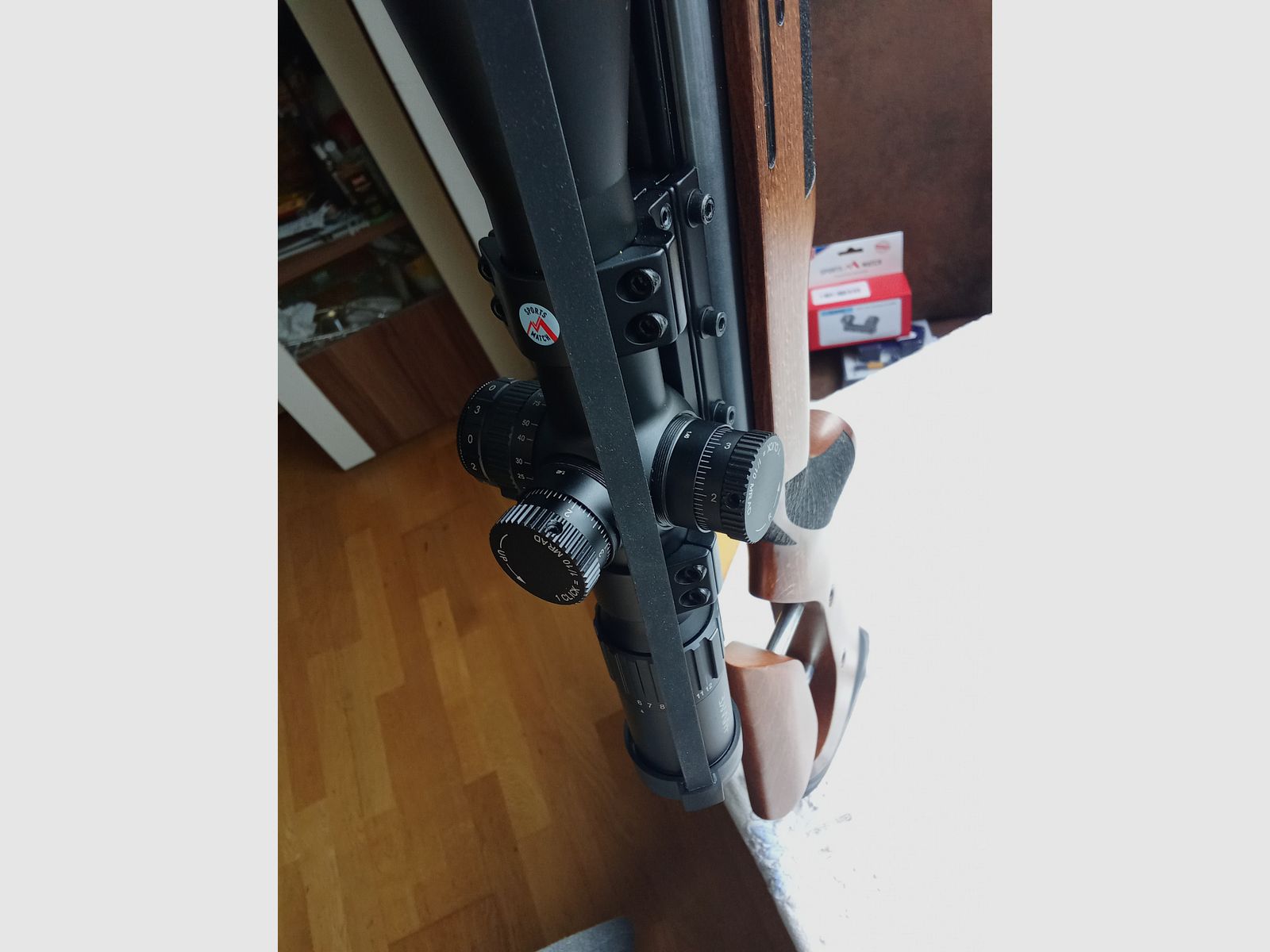 weihrauch hw 98 mit hawk airmax compact 6-24 und sports match UK AOP 56 montage 