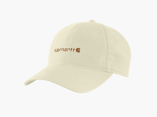 Carhartt Canvas Embroidered Graphic Cap Women Undyed Ecru