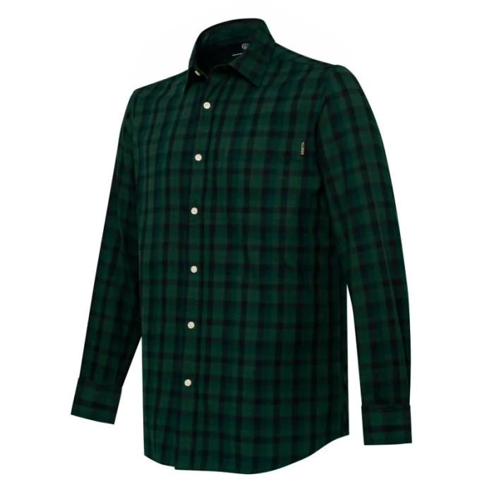BERETTA Bryggen Camisa Verde y Negra a Cuadros (LU382), imagen 1 de 5