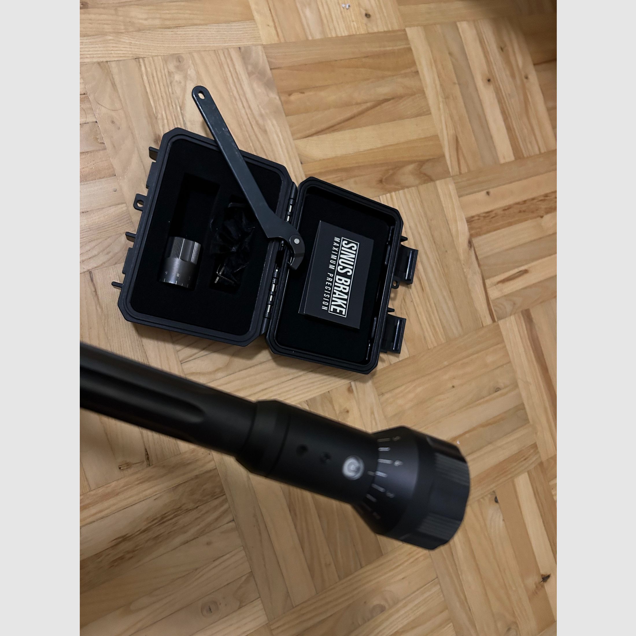 Sinus Precision .22lr Benchrest Barrel Tuner mit Heavyweigth Zusatzgewicht