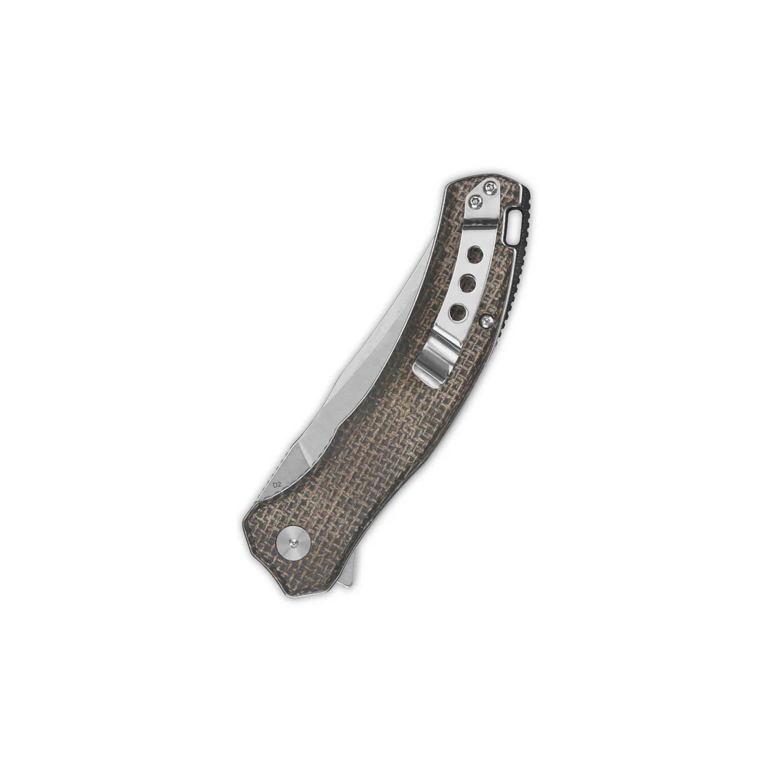 QSP WALRUS Dunkelbraun Raues Micarta, Bild 2 von 2