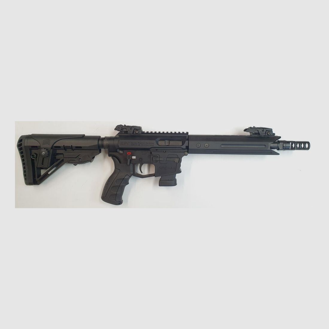 GWMH AG Semi-Automatic Rifle GWMH SPC-SPORTER A4 10" (SWISS PISTOL CARBINE) BLACK Cal..45ACP AR15 Glock Magazine