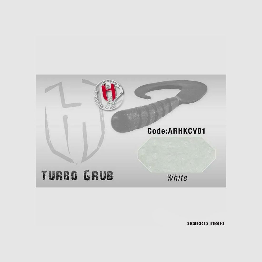 HERAKLES – MONSTER BAITS TURBO GRUB 14cm/4pz Weiß