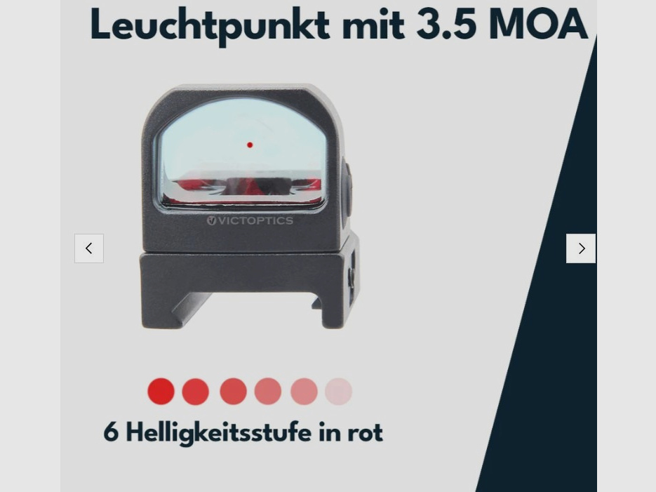 Victoptics RDSL25 V3 1x17x26 - Leuchtpunktvisier