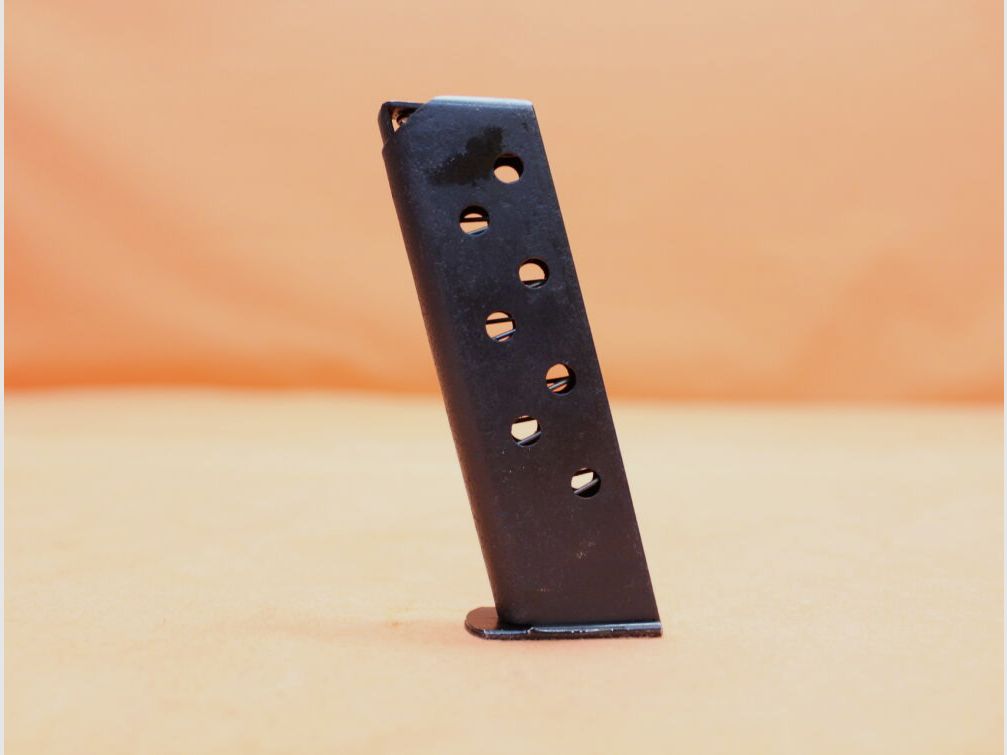 DDR SURPLUS Walther PP : Chargeur DDR (sans marquage) 8 coups bronzé sans talon de chargeur 7,65mm Browning