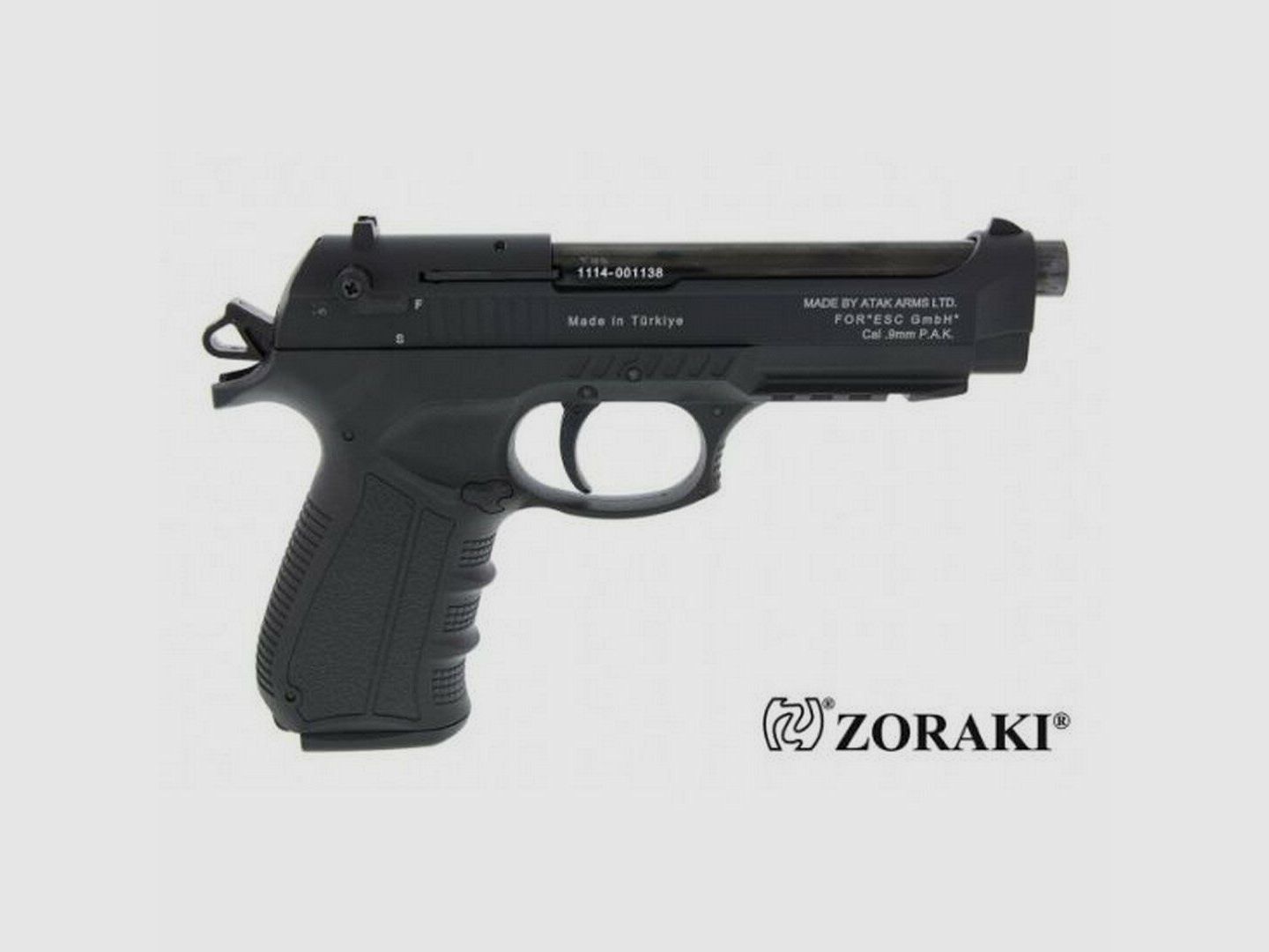 Zoraki 918 Schwarz​ 9mmP.A.K. Schreckschusswaffe, Bild 1 von 2