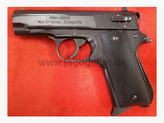 Erma EP 452 Pistole 22Lr mit Original-Karton und Papieren Top-Zustand .22lr