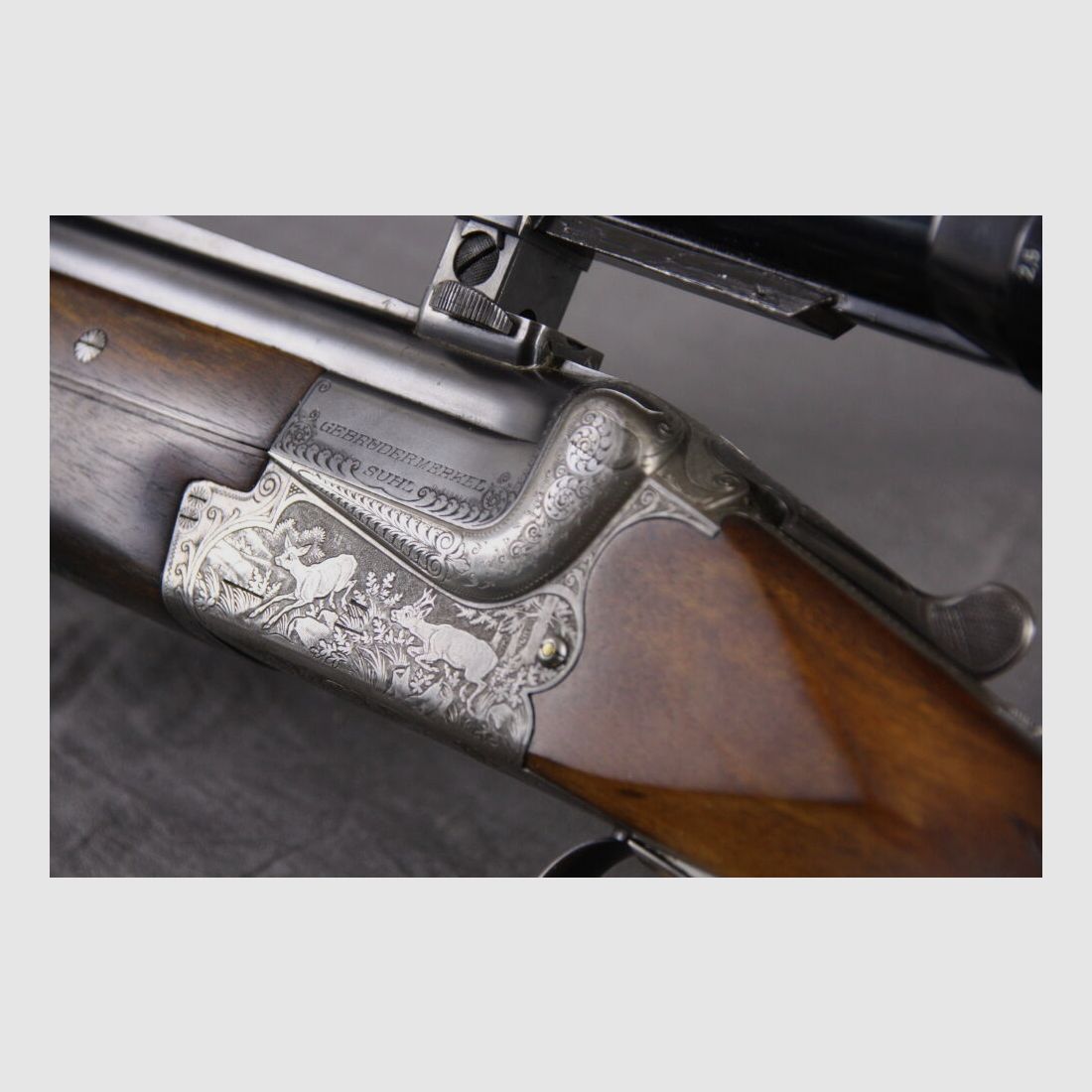 Merkel / Suhl break-action rifle with interchangeable barrel