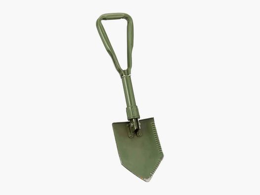 Bundeswehr Original Pala Plegable Pala Triple usada