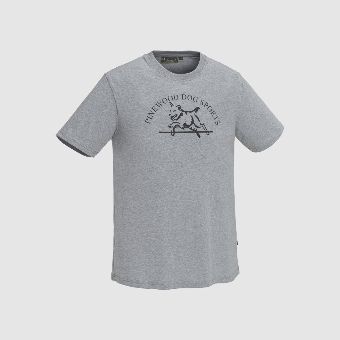 Pinewood Herren T-Shirt Dog Sport Hellgrau
