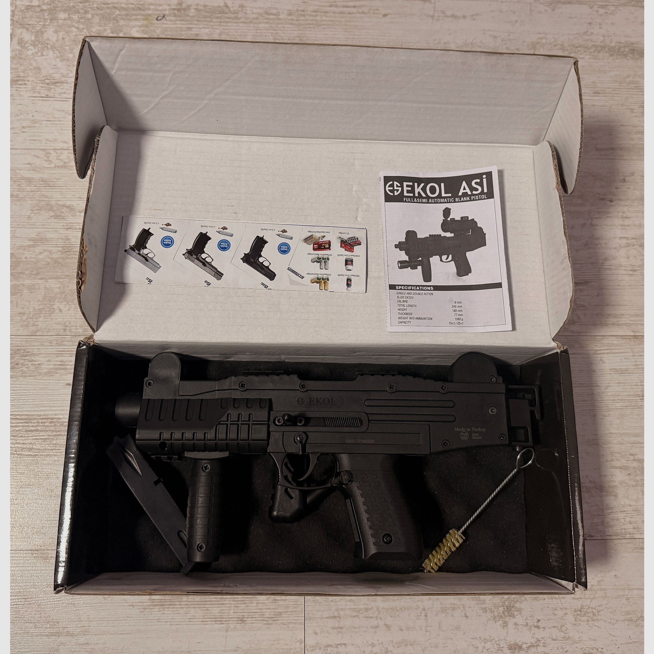 Anuncio de venta – Ekol ASI pistola de fogueo (PTB 1000, versión alemana)