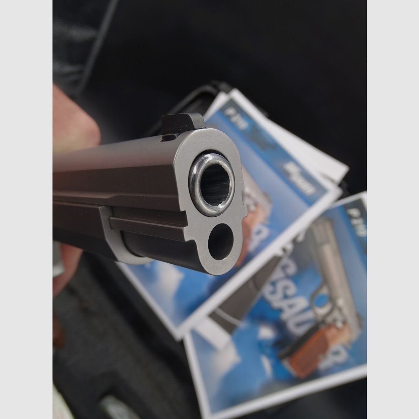 SIG Sauer P210 Super Target Silver 6" Hecho en Alemania P210 Super Target Silver