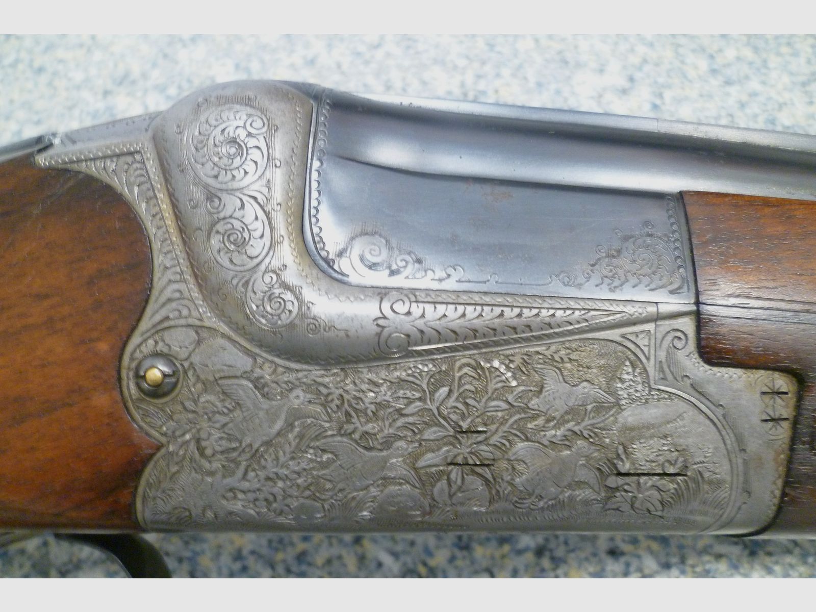 Fusil à deux canons superposés Merkel Suhl 16/70