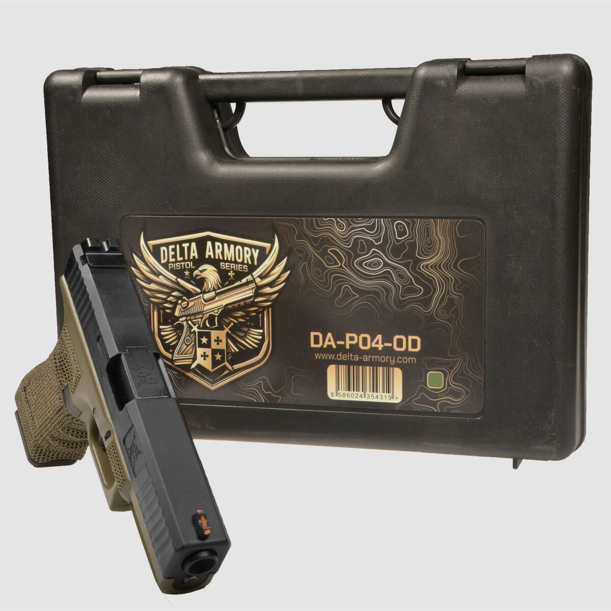 P04 GBB Airsoft Pistole in Oliv | Delta Armory