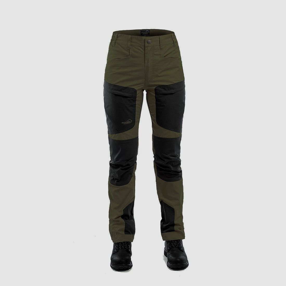 Arrak Outdoor Active Stretch Pants Women Long Olive Green - 50L