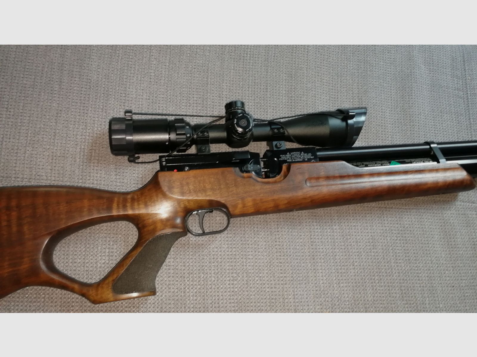 Incienso HW 100 T FSB con bomba de aire comprimido M 220 con mira telescópica, silenciador y accesorios (ver fotos) + 2 rifles de aire más antiguos como regalo