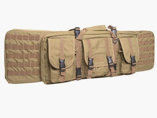 RIFLE CASE LARGE MOLLE - MIT TASCHEN - 106 CM