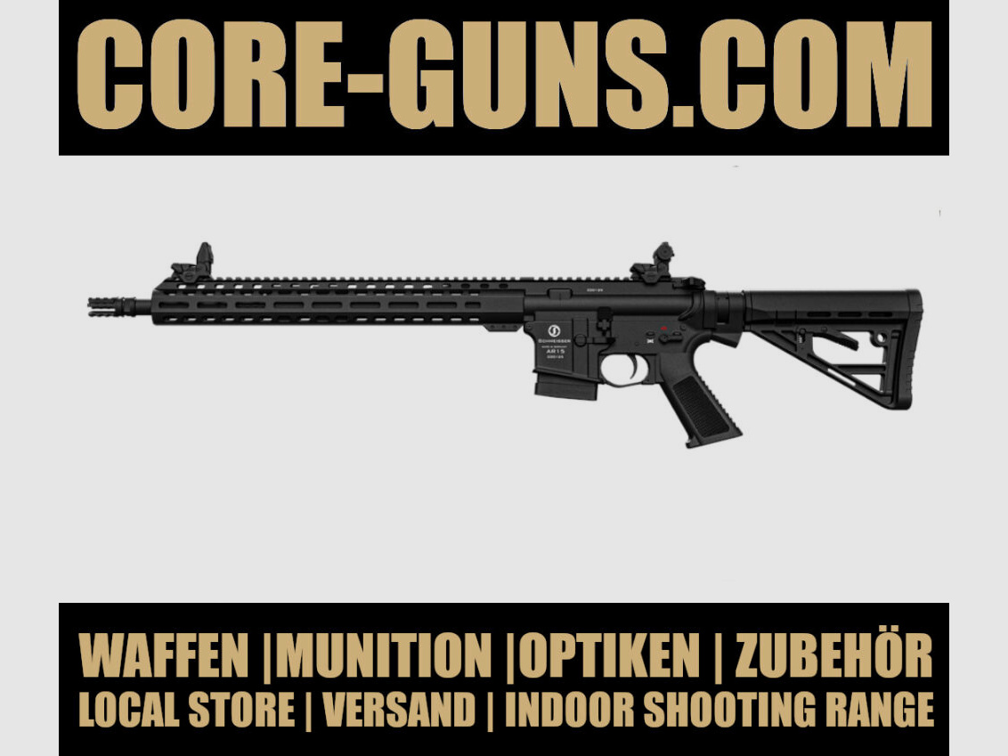 Schmeisser M5FL AR15 223Rem semi-automatic rifle 16.75" barrel length Made in Germany - the classic in the German AR15 sector