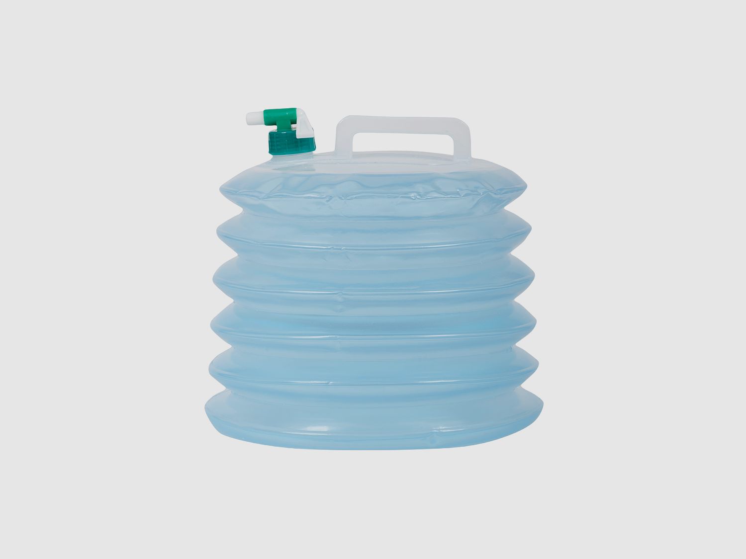 Highlander Faltbarer Wasserkanister mit Hahn Accordian 15l