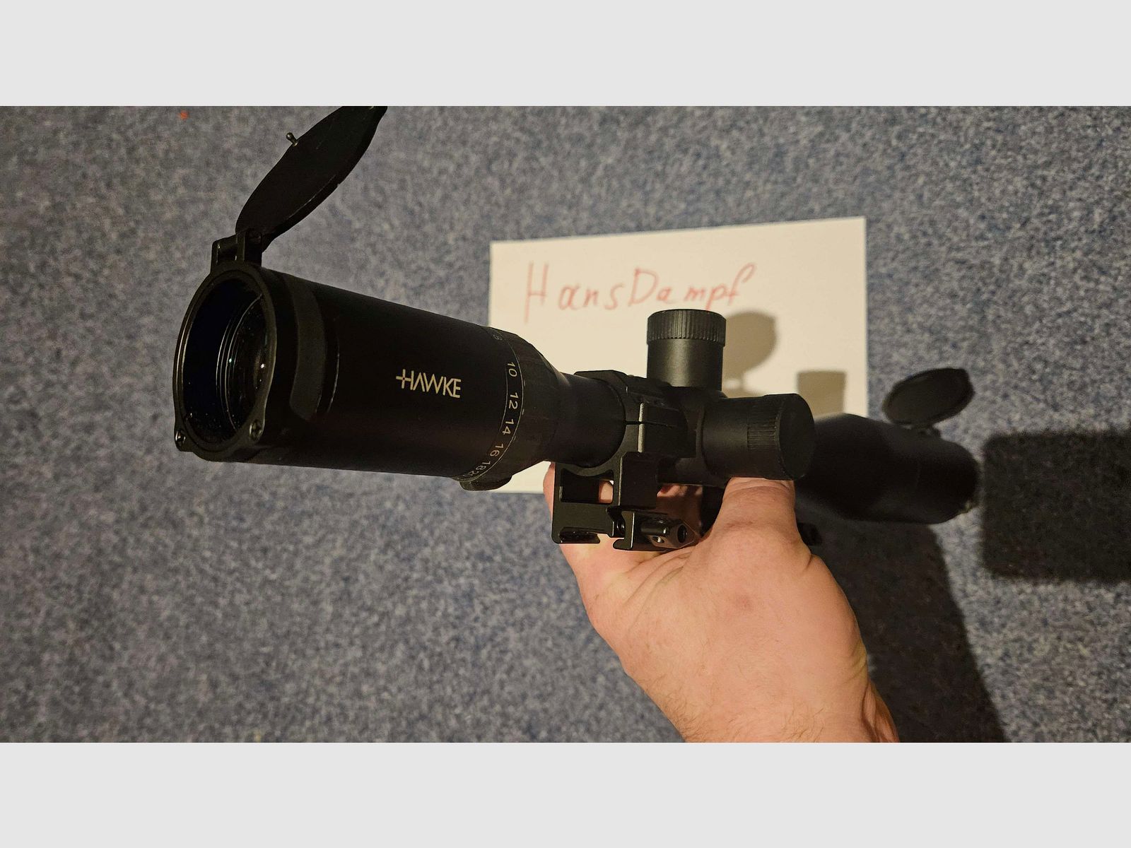 Viseur Hawke Airmax 30 FFP SF 6-24x50 AMX IR tube de 30 mm mise au point latérale réticule AMX éclairé