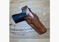 Bianchi # 19 skórzany kabura .45 Auto pasujący do Colt Mod. 1911, BEZ pistoletu