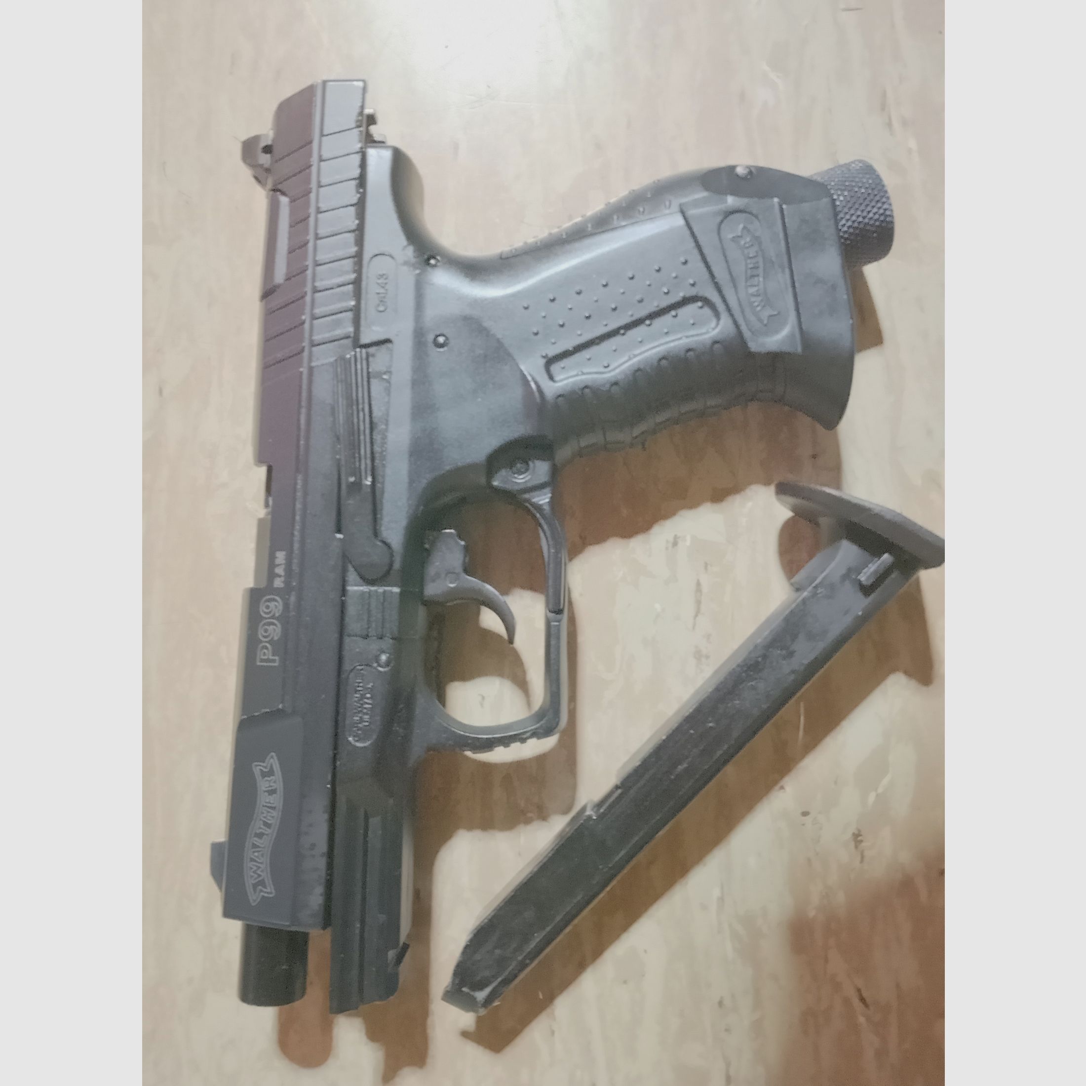Umarex Walther P99 RAM Cal .43 CO2 marker with rubber balls caliber 43