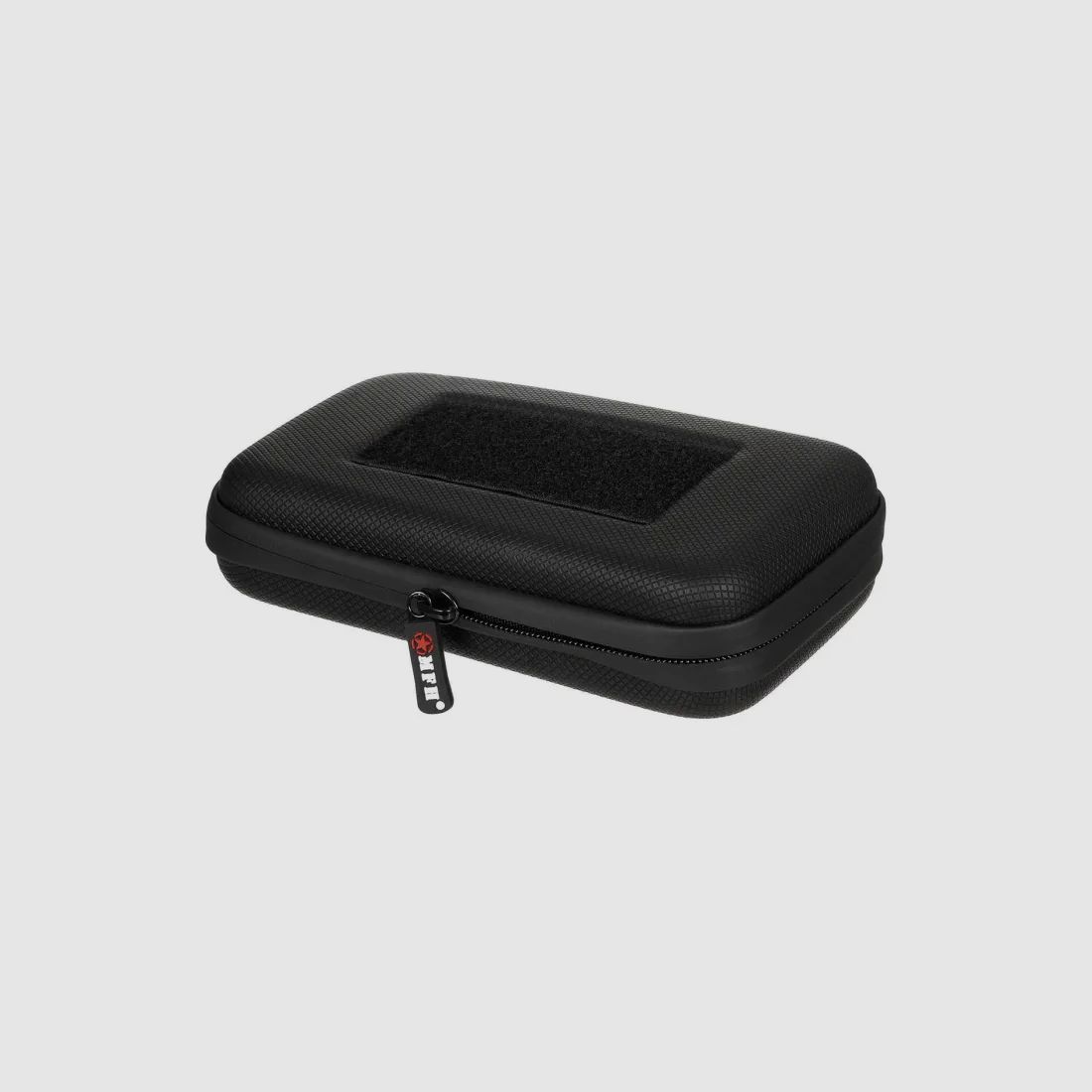 Hard shell bag, small, with Velcro loops, black