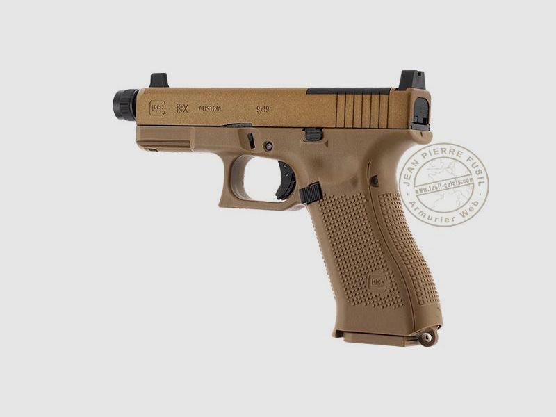Pistolet à plomb CO2 4,5 mm BB - GLOCK 19X MOS - Blowback + 4 interfaces, image 7 sur 11