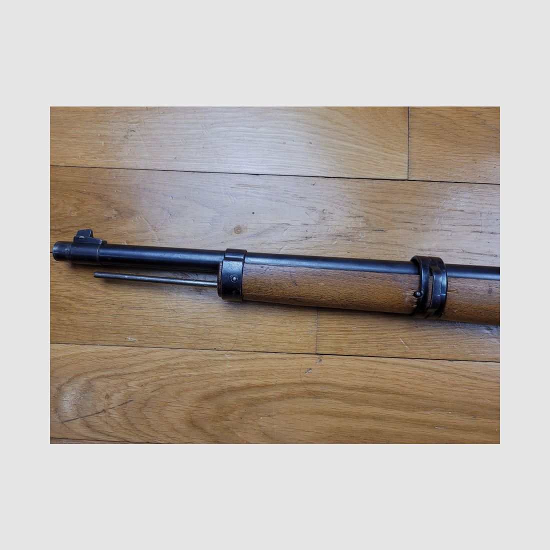 Zeer mooi trainingsgeweer – periode III Rijk – .22LR – DSM 34 – vorm 98K – MENZ in Sühl – TBE, afbeelding 16 van 17
