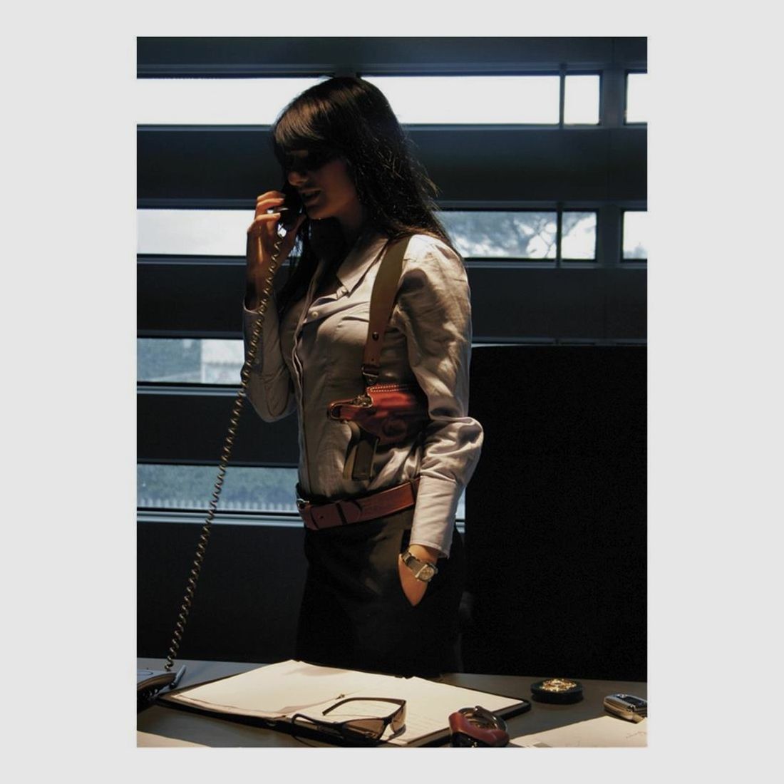 Mehrzweck-Schulterholster/Gürtelholster "Miami" Beretta 9000-Schwarz-Rechtshänder