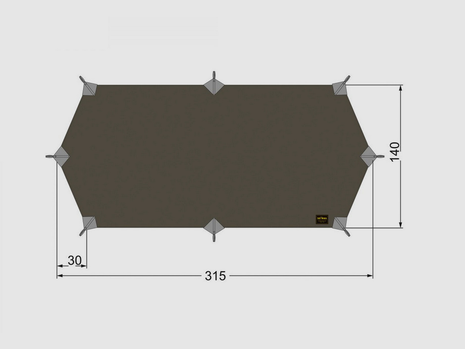 TATONKA Tarp Wing 1 LT Sonnensegel