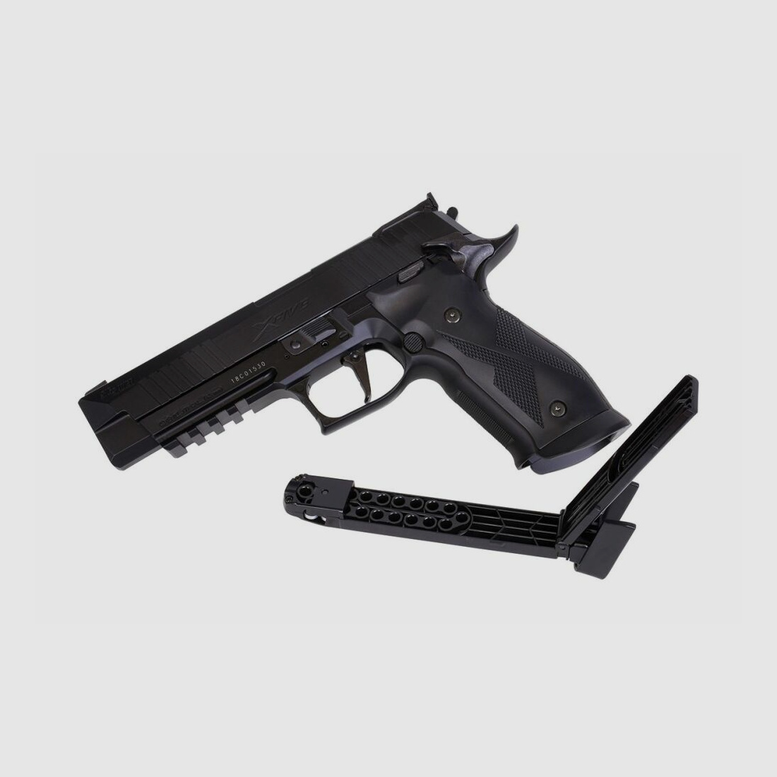 SIG Sauer SIG SAUER XFIVE Schwarz 4,5mm/ 4,5mm BB Druckluft Co2 BlowBack