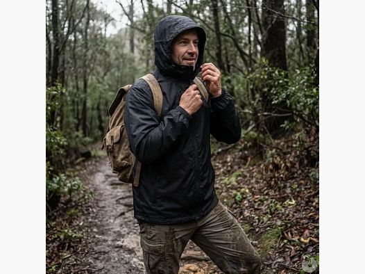 Veste Imperméable Ranger Homme Noire - DCA France